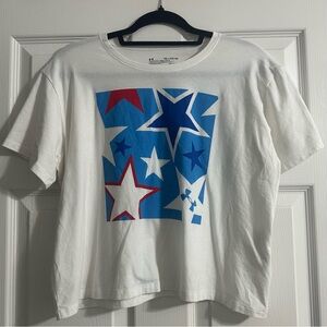 Youth under armor short t shirt size XL, YXL